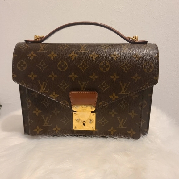 Louis Vuitton Brown Monogram Monceau - Picture 1 of 8